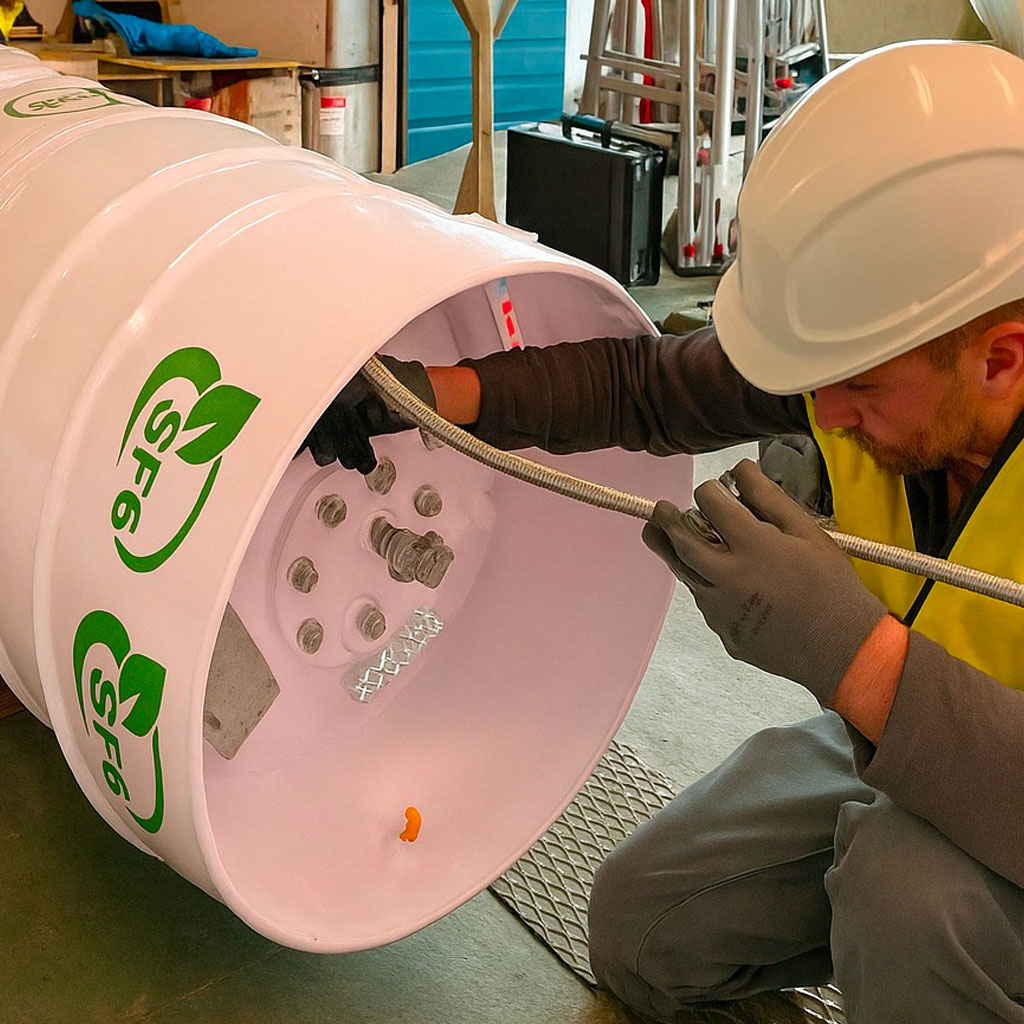 Procédure stricte de recyclage du SF6 Procédure stricte de recyclage du SF6