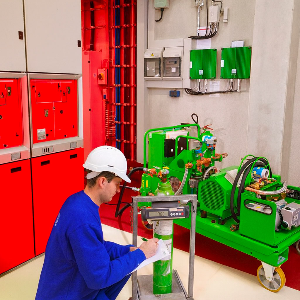 Procédure stricte de recyclage du SF6